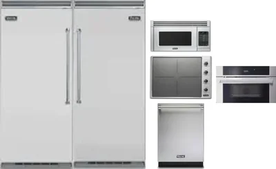 6 Piece Package Includes Refrigerator, Freezer, Cooktop, Wall Oven, Microwave And Dishwasher