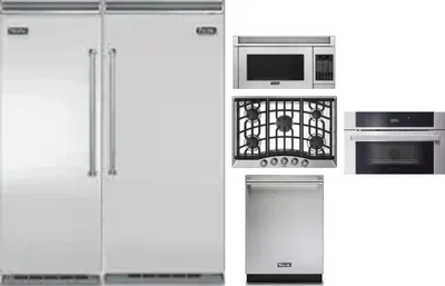 6 Piece Package Includes Refrigerator, Freezer, Cooktop, Wall Oven, Microwave And Dishwasher