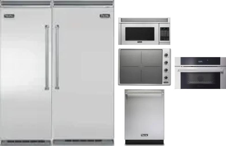 6 Piece Package Includes Refrigerator, Freezer, Cooktop, Wall Oven, Microwave And Dishwasher