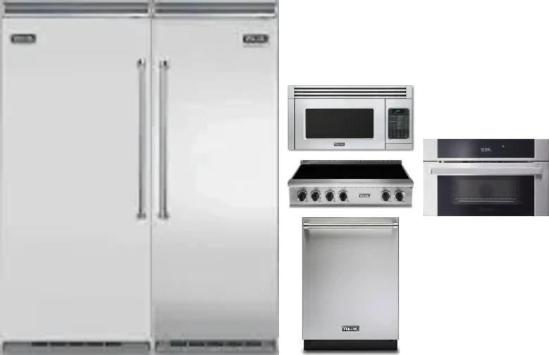 6 Piece Package Includes Refrigerator, Freezer, Cooktop, Wall Oven, Microwave And Dishwasher