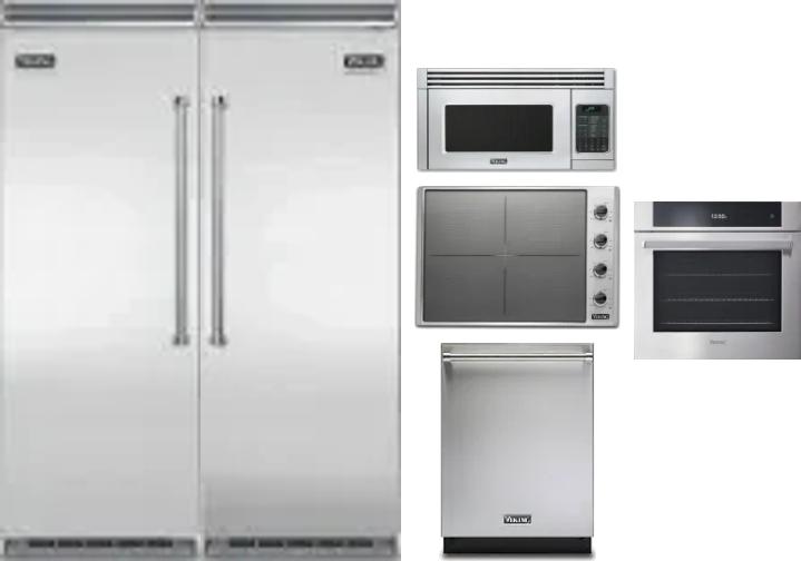 6 Piece Package Includes Refrigerator, Freezer, Cooktop, Wall Oven, Microwave And Dishwasher
