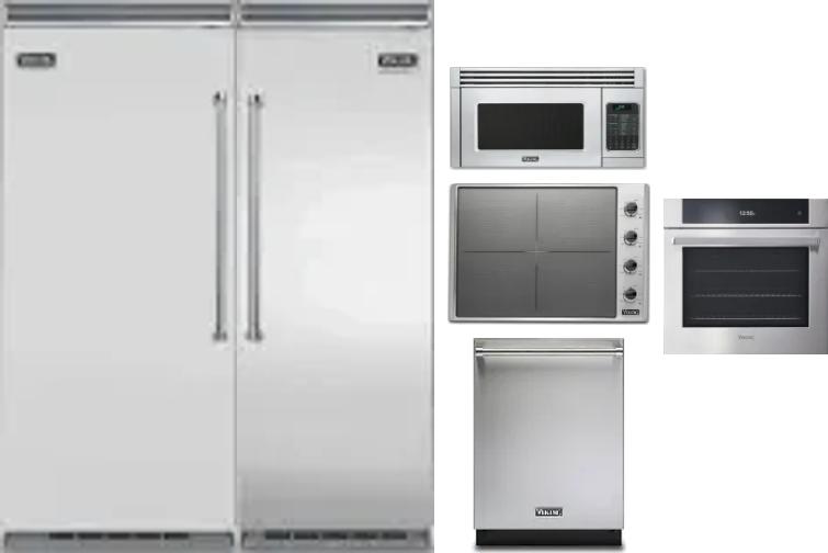 6 Piece Package Includes Refrigerator, Freezer, Cooktop, Wall Oven, Microwave And Dishwasher