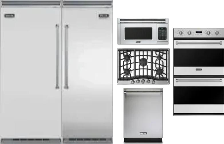 6 Piece Package Includes Refrigerator, Freezer, Cooktop, Wall Oven, Microwave And Dishwasher
