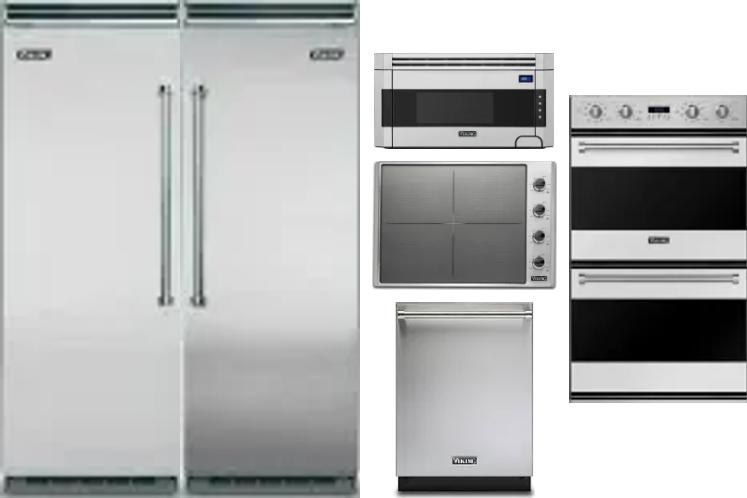 6 Piece Package Includes Refrigerator, Freezer, Cooktop, Wall Oven, Microwave And Dishwasher