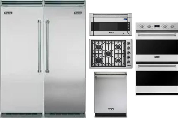 6 Piece Package Includes Refrigerator, Freezer, Cooktop, Wall Oven, Microwave And Dishwasher