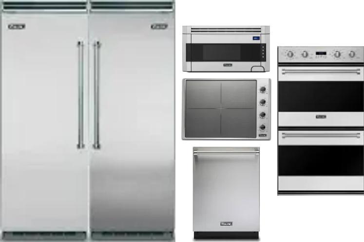 6 Piece Package Includes Refrigerator, Freezer, Cooktop, Wall Oven, Microwave And Dishwasher
