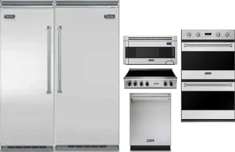 6 Piece Package Includes Refrigerator, Freezer, Cooktop, Wall Oven, Microwave And Dishwasher