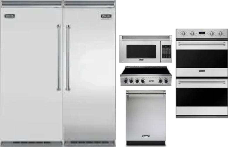 6 Piece Package Includes Refrigerator, Freezer, Cooktop, Wall Oven, Microwave And Dishwasher