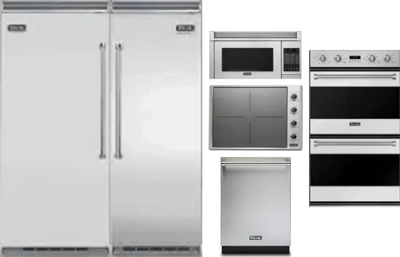6 Piece Package Includes Refrigerator, Freezer, Cooktop, Wall Oven, Microwave And Dishwasher