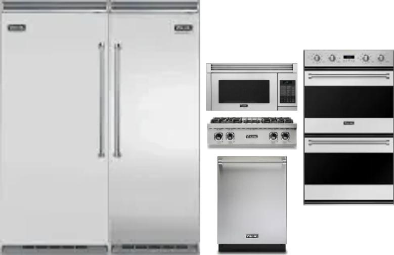 6 Piece Package Includes Refrigerator, Freezer, Cooktop, Wall Oven, Microwave And Dishwasher