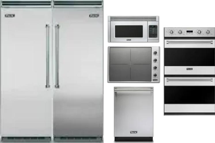 6 Piece Package Includes Refrigerator, Freezer, Cooktop, Wall Oven, Microwave And Dishwasher