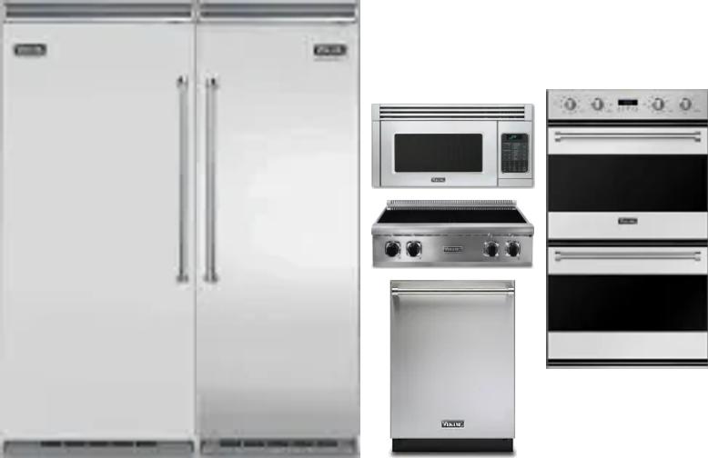 6 Piece Package Includes Refrigerator, Freezer, Cooktop, Wall Oven, Microwave And Dishwasher