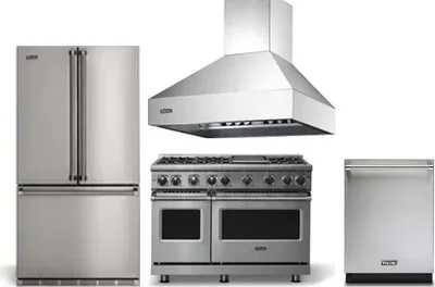 4 Piece Package Includes Refrigerator, Range, Hood And Dishwasher