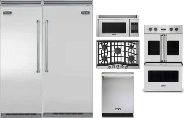 6 Piece Package Includes Refrigerator, Freezer, Cooktop, Wall Oven, Microwave And Dishwasher