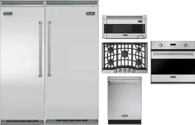 6 Piece Package Includes Refrigerator, Freezer, Cooktop, Wall Oven, Microwave And Dishwasher