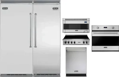 6 Piece Package Includes Refrigerator, Freezer, Cooktop, Wall Oven, Microwave And Dishwasher
