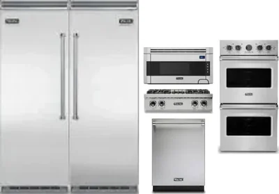 6 Piece Package Includes Refrigerator, Freezer, Cooktop, Wall Oven, Microwave And Dishwasher