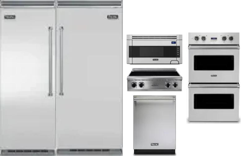 6 Piece Package Includes Refrigerator, Freezer, Cooktop, Wall Oven, Microwave And Dishwasher