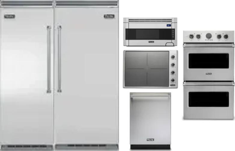 6 Piece Package Includes Refrigerator, Freezer, Cooktop, Wall Oven, Microwave And Dishwasher