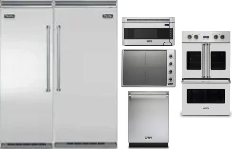 6 Piece Package Includes Refrigerator, Freezer, Cooktop, Wall Oven, Microwave And Dishwasher