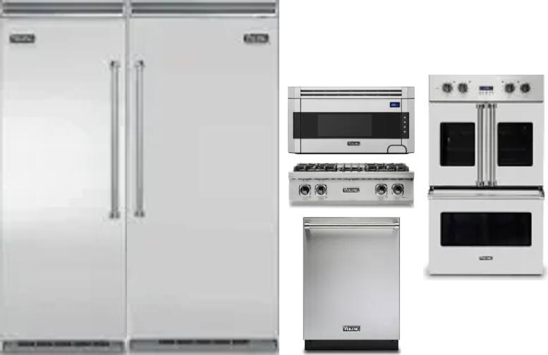 6 Piece Package Includes Refrigerator, Freezer, Cooktop, Wall Oven, Microwave And Dishwasher