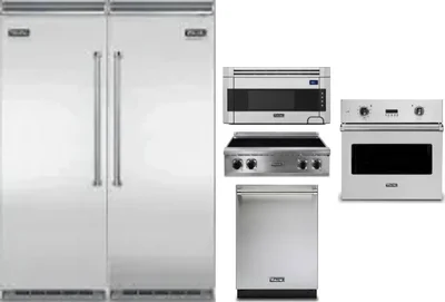 6 Piece Package Includes Refrigerator, Freezer, Cooktop, Wall Oven, Microwave And Dishwasher