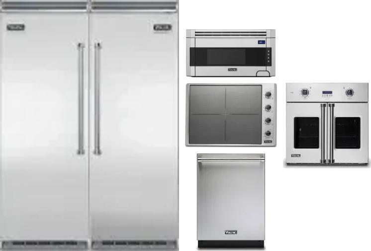 6 Piece Package Includes Refrigerator, Freezer, Cooktop, Wall Oven, Microwave And Dishwasher