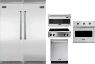 6 Piece Package Includes Refrigerator, Freezer, Cooktop, Wall Oven, Microwave And Dishwasher