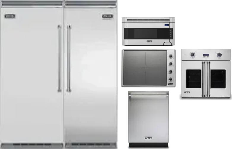 6 Piece Package Includes Refrigerator, Freezer, Cooktop, Wall Oven, Microwave And Dishwasher