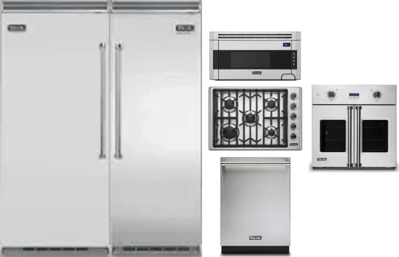 6 Piece Package Includes Refrigerator, Freezer, Cooktop, Wall Oven, Microwave And Dishwasher