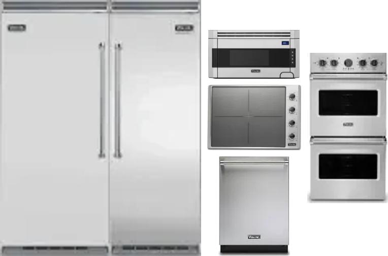 6 Piece Package Includes Refrigerator, Freezer, Cooktop, Wall Oven, Microwave And Dishwasher