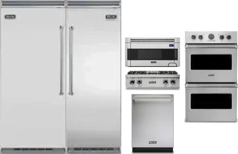6 Piece Package Includes Refrigerator, Freezer, Cooktop, Wall Oven, Microwave And Dishwasher