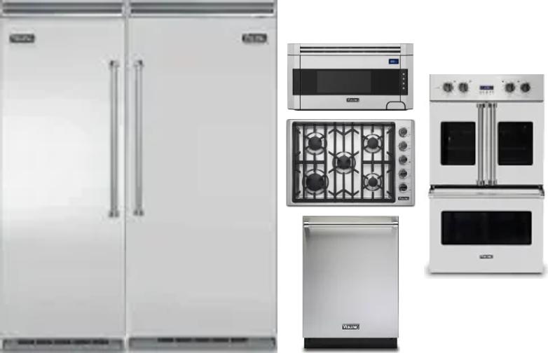 6 Piece Package Includes Refrigerator, Freezer, Cooktop, Wall Oven, Microwave And Dishwasher