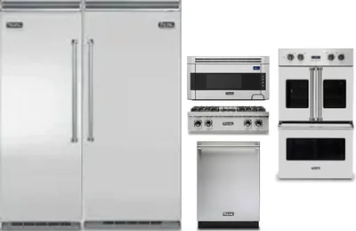 6 Piece Package Includes Refrigerator, Freezer, Cooktop, Wall Oven, Microwave And Dishwasher