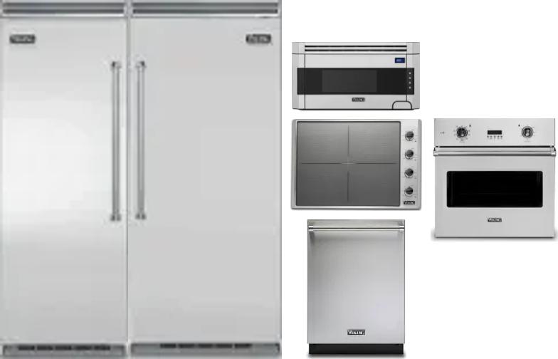 6 Piece Package Includes Refrigerator, Freezer, Cooktop, Wall Oven, Microwave And Dishwasher