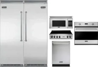 6 Piece Package Includes Refrigerator, Freezer, Cooktop, Wall Oven, Microwave And Dishwasher