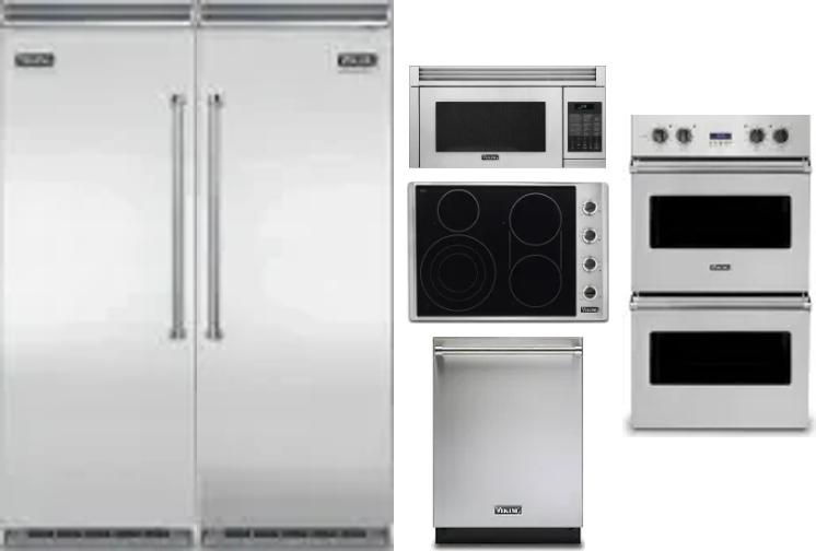 6 Piece Package Includes Refrigerator, Freezer, Cooktop, Wall Oven, Microwave And Dishwasher
