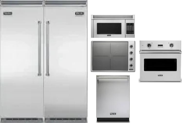 6 Piece Package Includes Refrigerator, Freezer, Cooktop, Wall Oven, Microwave And Dishwasher