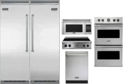 6 Piece Package Includes Refrigerator, Freezer, Cooktop, Wall Oven, Microwave And Dishwasher