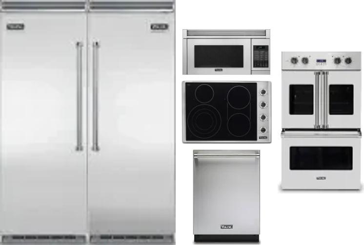 6 Piece Package Includes Refrigerator, Freezer, Cooktop, Wall Oven, Microwave And Dishwasher