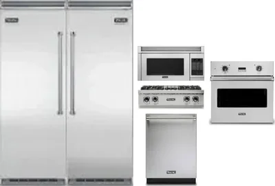6 Piece Package Includes Refrigerator, Freezer, Cooktop, Wall Oven, Microwave And Dishwasher