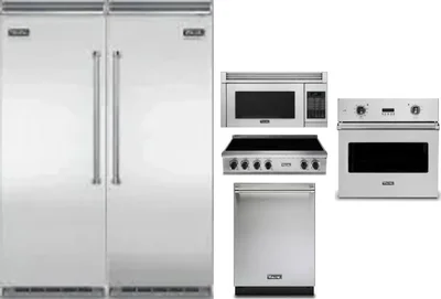 6 Piece Package Includes Refrigerator, Freezer, Cooktop, Wall Oven, Microwave And Dishwasher