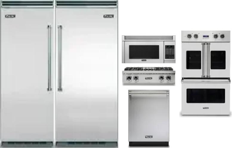 6 Piece Package Includes Refrigerator, Freezer, Cooktop, Wall Oven, Microwave And Dishwasher