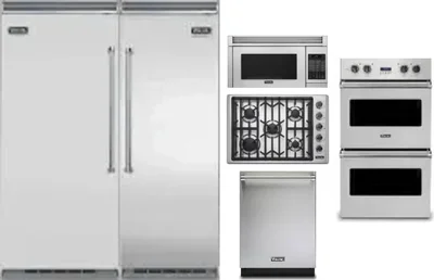 6 Piece Package Includes Refrigerator, Freezer, Cooktop, Wall Oven, Microwave And Dishwasher