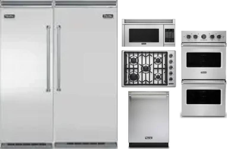 6 Piece Package Includes Refrigerator, Freezer, Cooktop, Wall Oven, Microwave And Dishwasher
