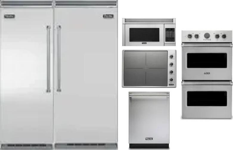 6 Piece Package Includes Refrigerator, Freezer, Cooktop, Wall Oven, Microwave And Dishwasher