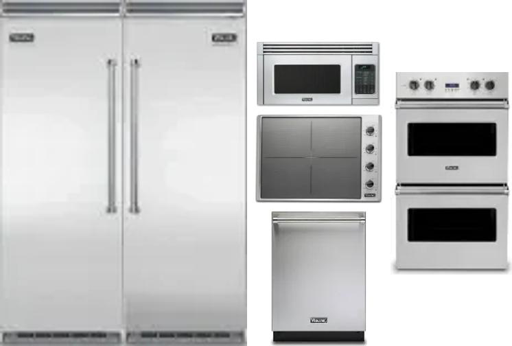6 Piece Package Includes Refrigerator, Freezer, Cooktop, Wall Oven, Microwave And Dishwasher