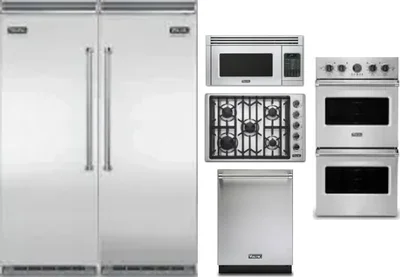 6 Piece Package Includes Refrigerator, Freezer, Cooktop, Wall Oven, Microwave And Dishwasher