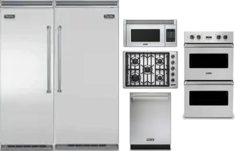 6 Piece Package Includes Refrigerator, Freezer, Cooktop, Wall Oven, Microwave And Dishwasher