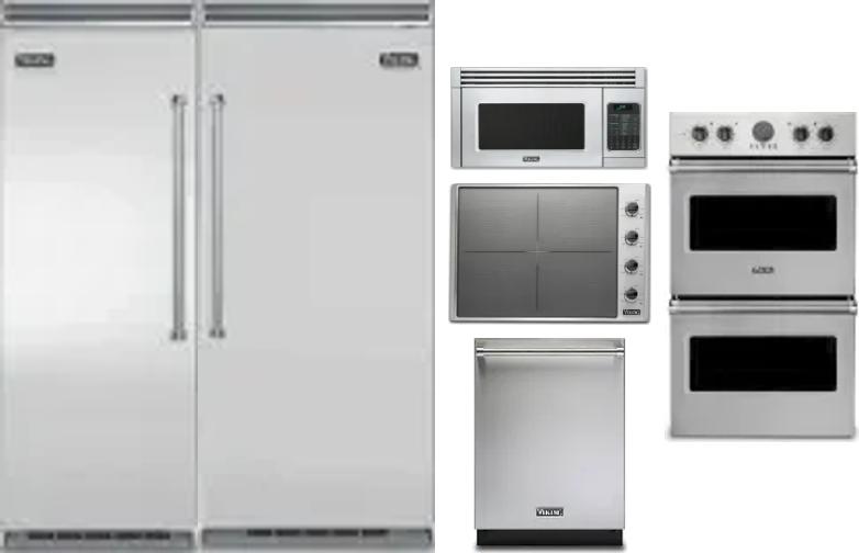 6 Piece Package Includes Refrigerator, Freezer, Cooktop, Wall Oven, Microwave And Dishwasher
